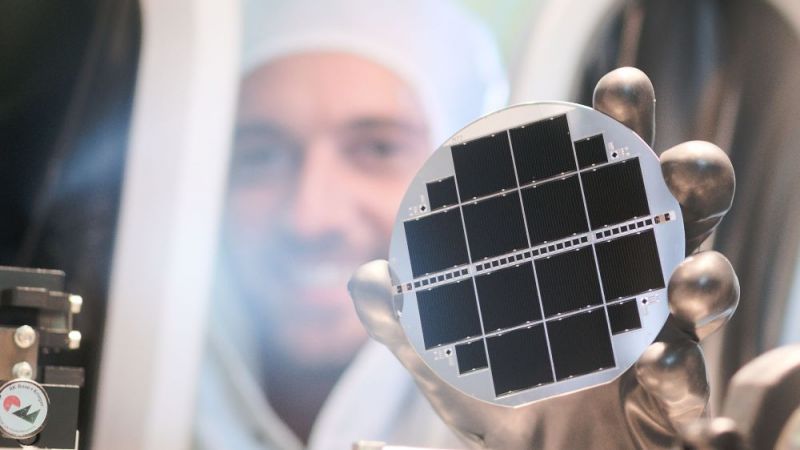 Triple-junction solar cells made of III-V semiconductors and silicon have the potential to raise photovoltaics to a new level of efficiency.