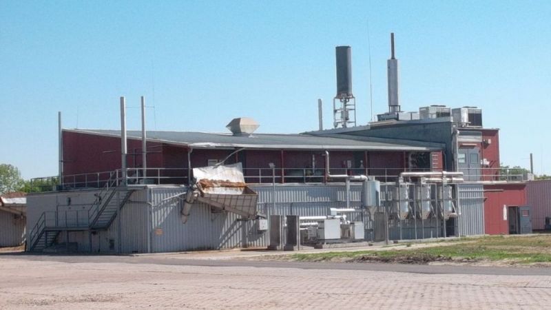 Biogas plant in Baasdorf, Saxony-Anhalt in Germany