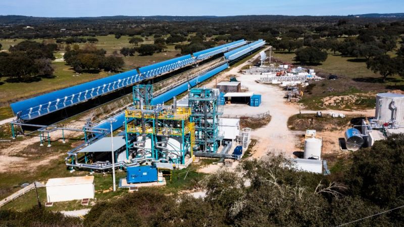 Das solarthermische Testfeld Évora Molten Salt Platform in Portugal
