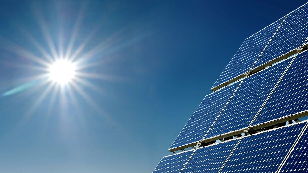 Solar panels decorative image