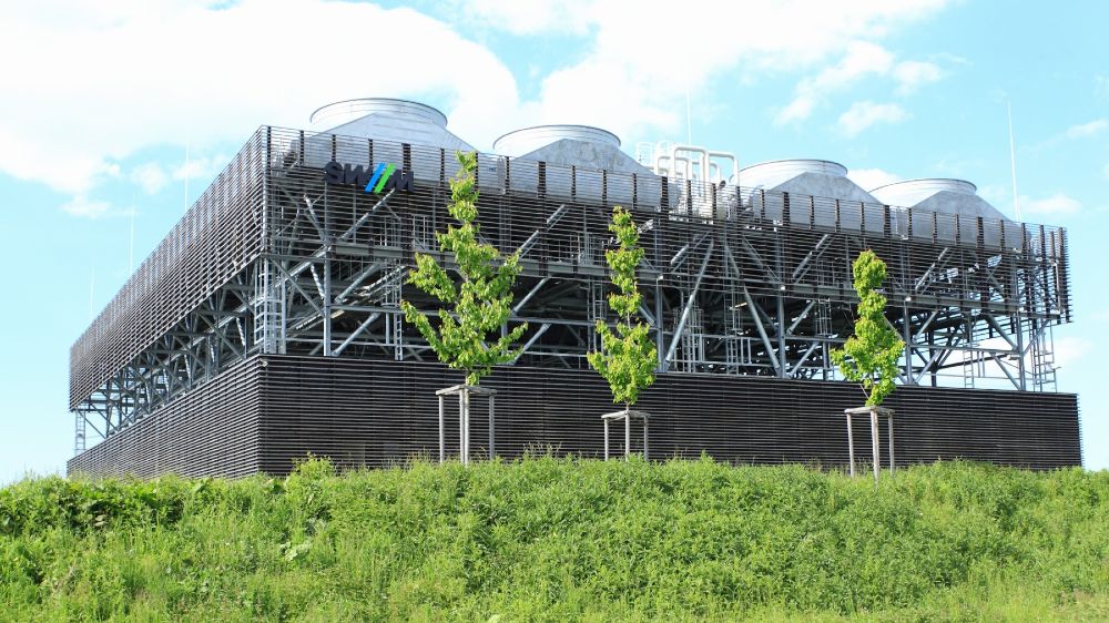 In addition to heating, the Sauerlach cogeneration plant also generates power for 16,000 households.