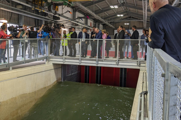 Opening of the Large Wave Current Flume (GWK+) in Hanover